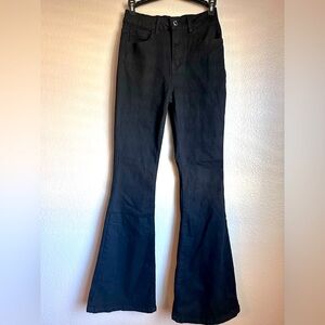 Black Flared Pants
